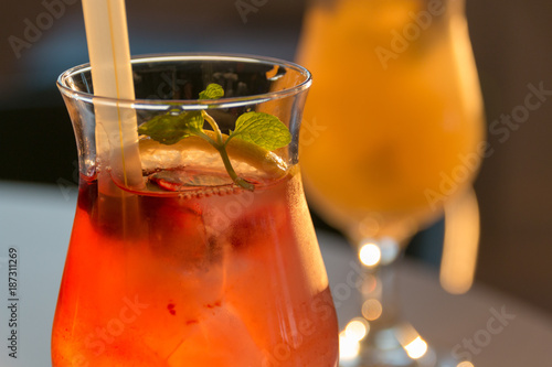 夕方のカクテル