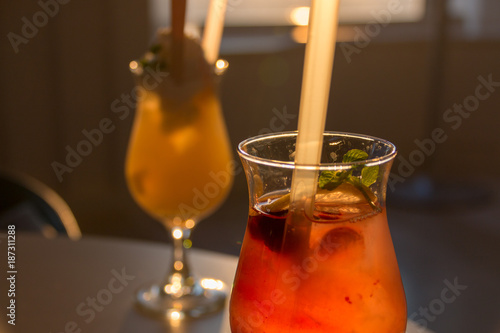 夕方のカクテル