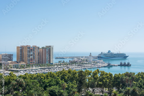 Malaga city panorama, as seen form Gibralfaro castle © Aga Rad