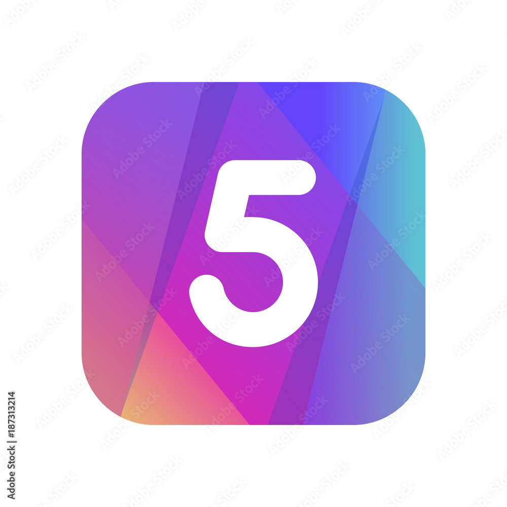 Multi-Color App Button Multi-Color App Button