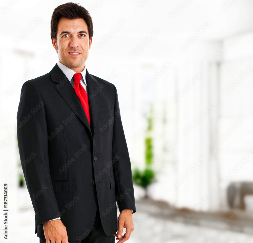 Handsome manager portrait Handsome manager portrait