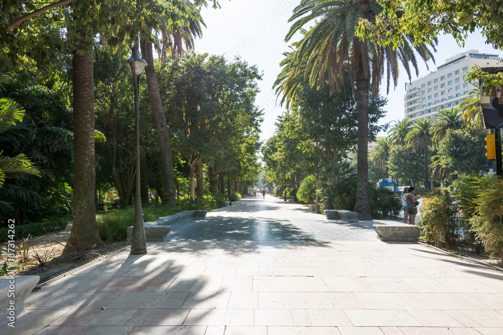 Malaga city park