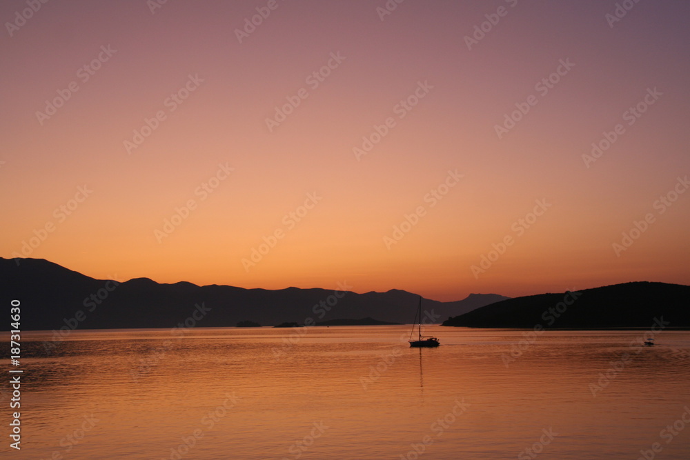 sunrise in croatia