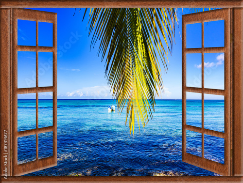 open window to the sea