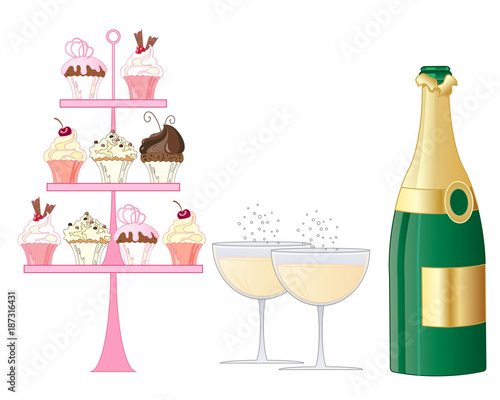 sparkling afternoon tea