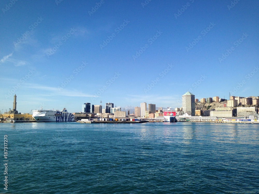 porto di Genova vista