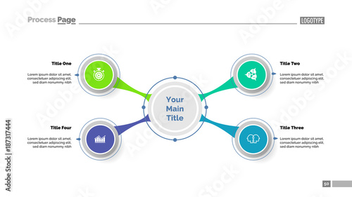 Four Option Diagram Template