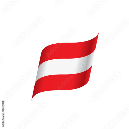 Austria flag, vector illustration