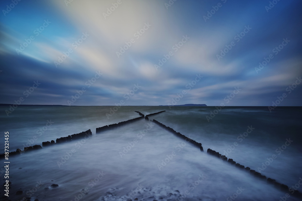 Obraz premium Rügen groin