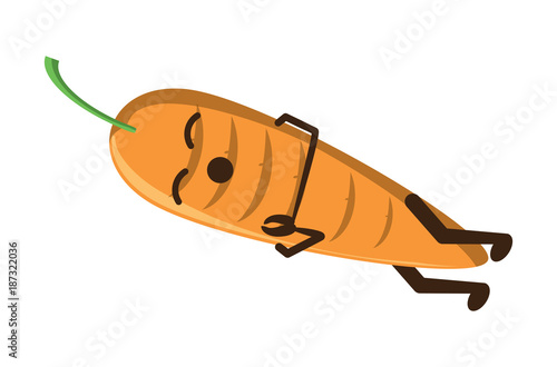 kawaii carrot icon