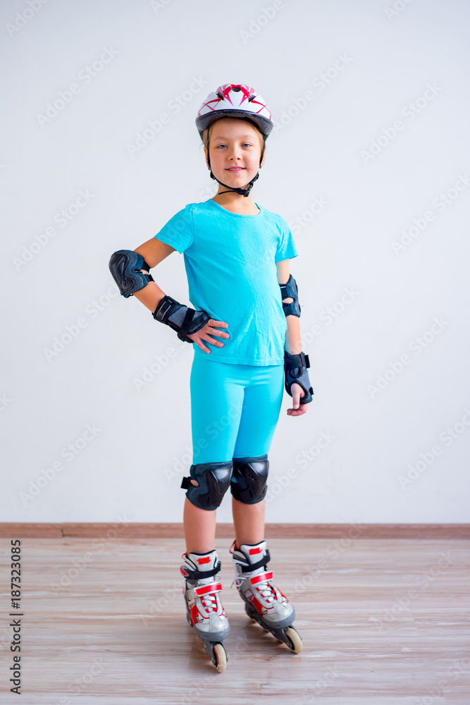 Girl on roller skates Girl on roller skates