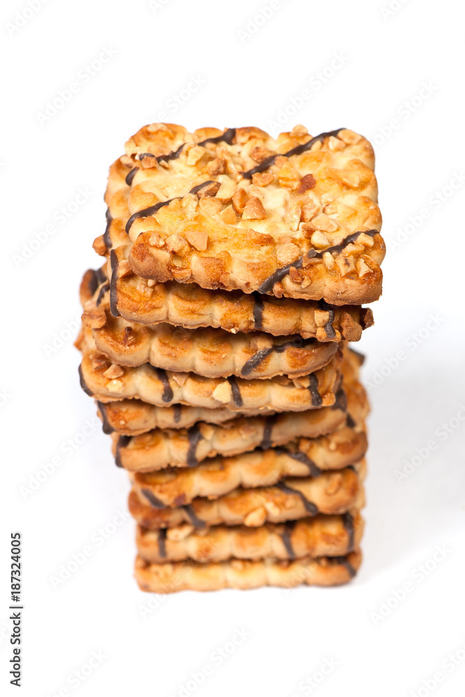 Group of square cookies Group of square cookies