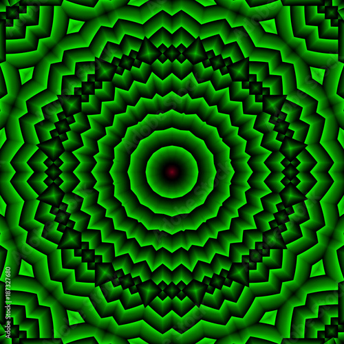 abstrakt fraktal manipulation farbverlauf grün