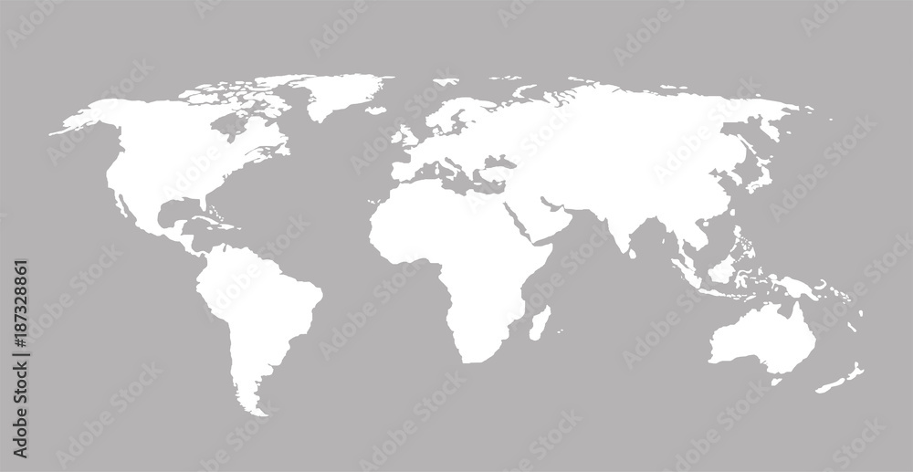 World map. Vector