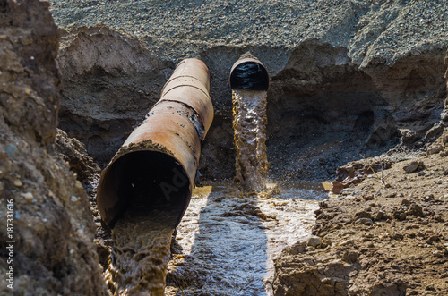 Ecology. Pollution of nature