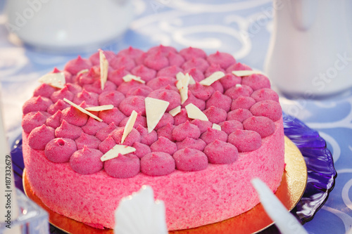 pink cake