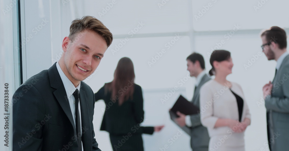 concept of the Internet: a successful student with laptop deals concept of the Internet: a successful student with laptop deals