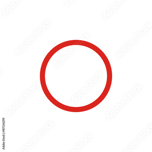 Car Movement Prohibition sign illustration