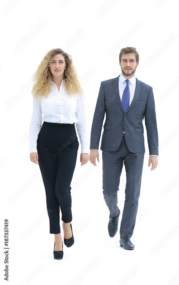 two modern young people going forward . two modern young people going forward .
