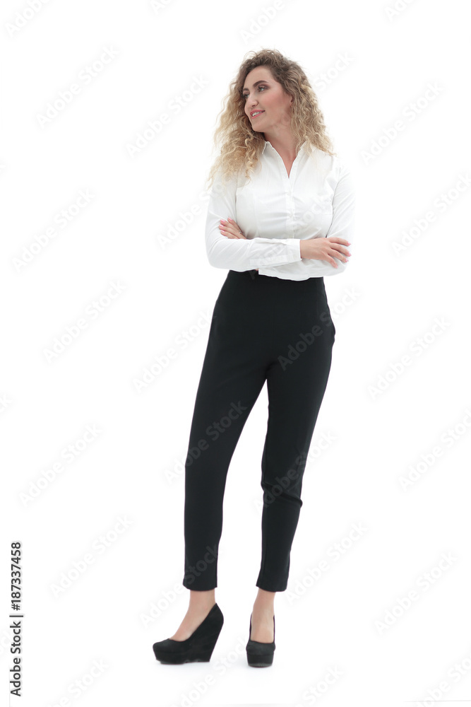 confident young business woman. confident young business woman.