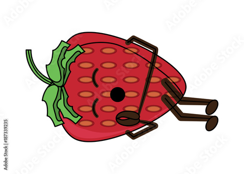 kawaii strawberry icon