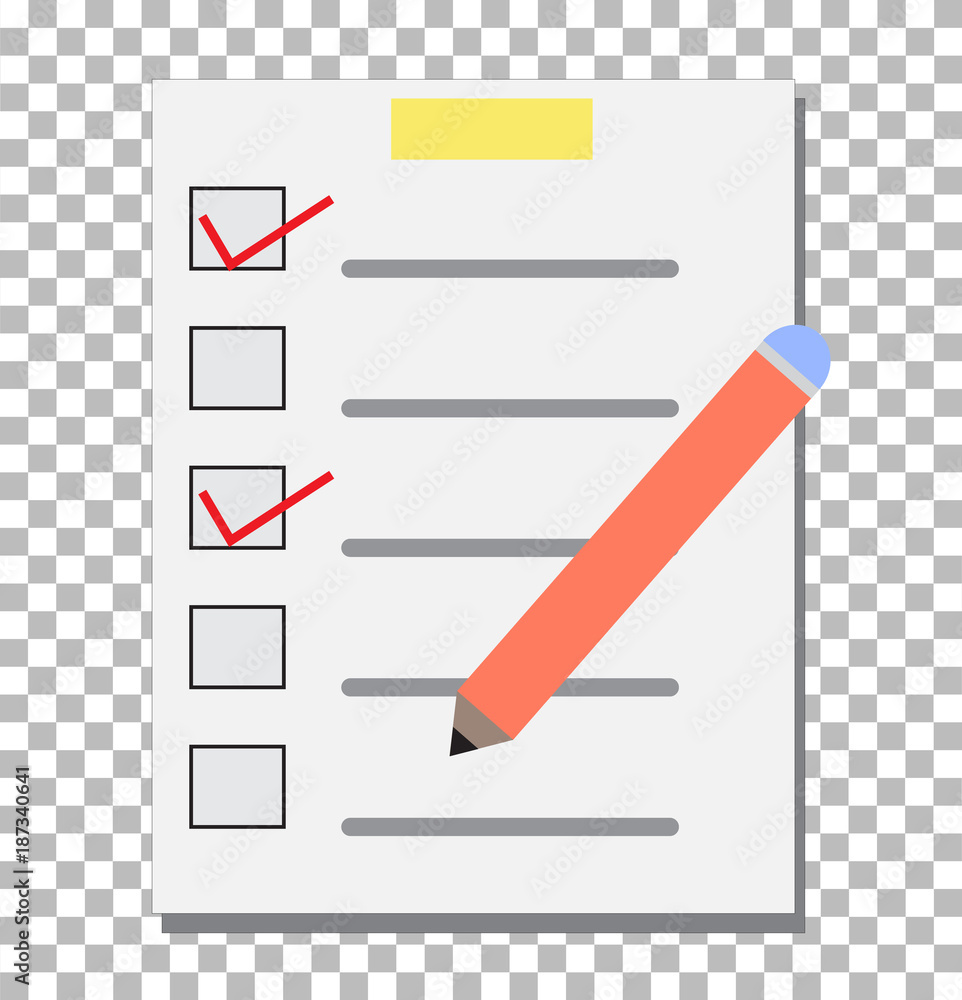 check list transparent. checklist icon. vector pictogram style is a flat. check list transparent. checklist icon. vector pictogram style is a flat.