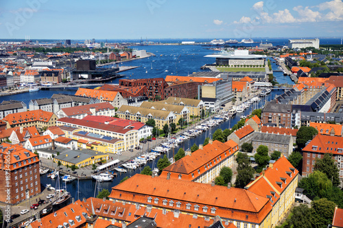 Panoramic view of Copenhagen