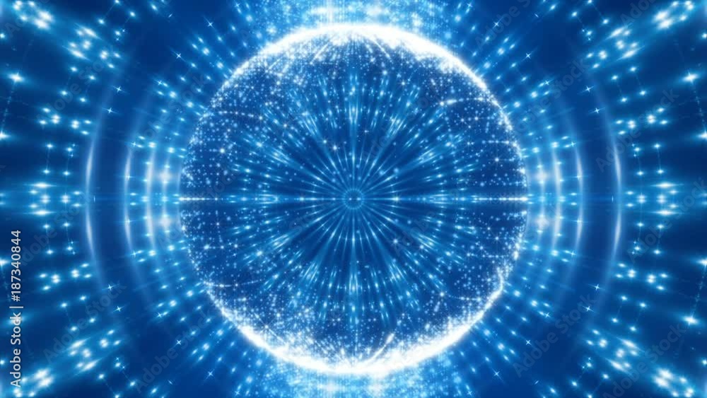 blue abstract background, moving and flashing light, loop blue abstract background, moving and flashing light, loop