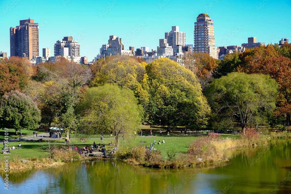 early autumn in Central Park, New York
