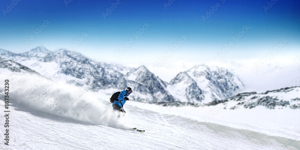 winter skier 