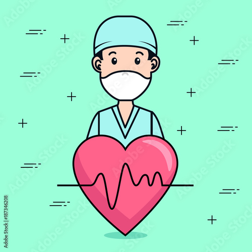 doctor medical center cartoon