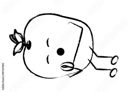 kawaii apple icon image