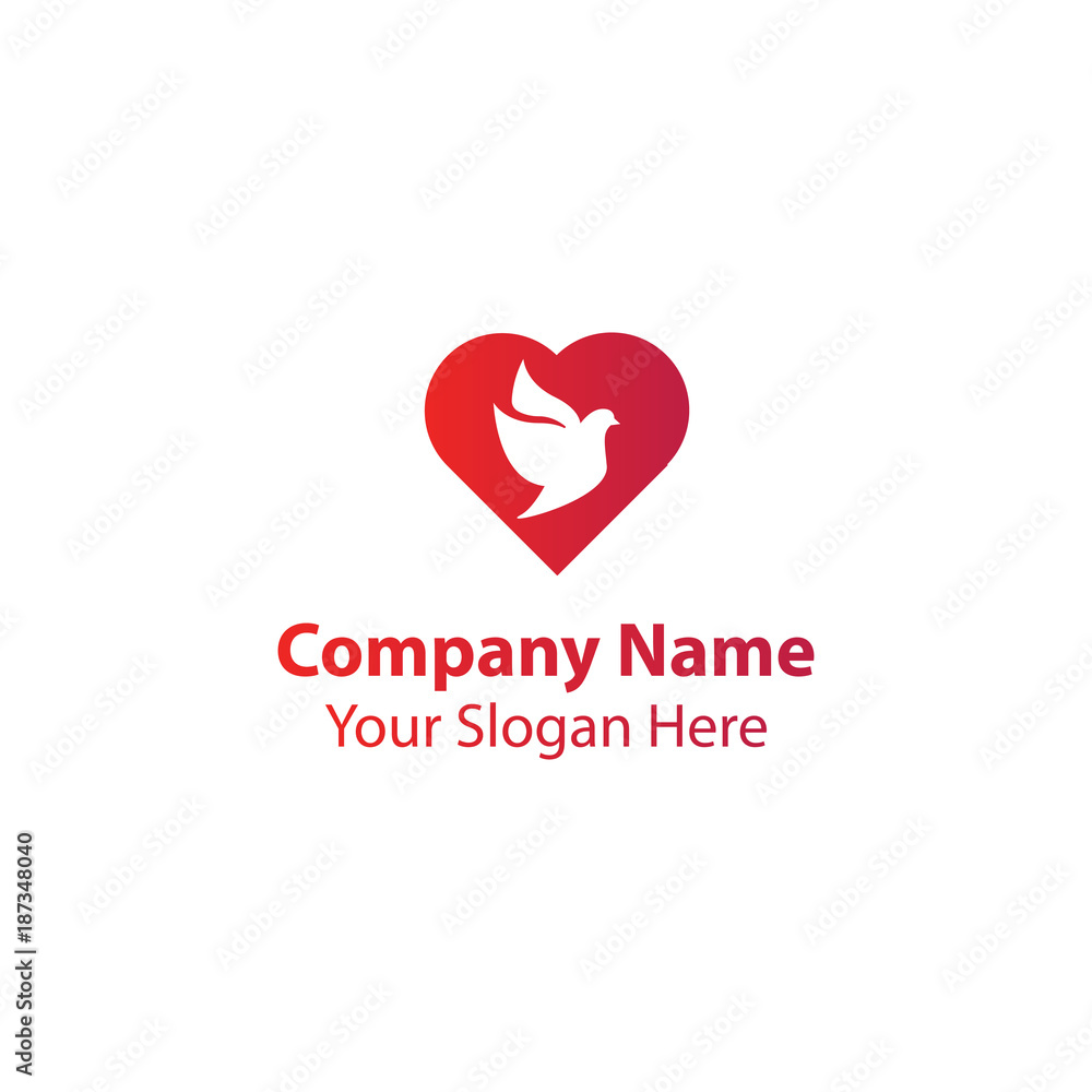 bird logo design, dove logo design