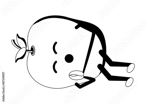 kawaii apple icon image