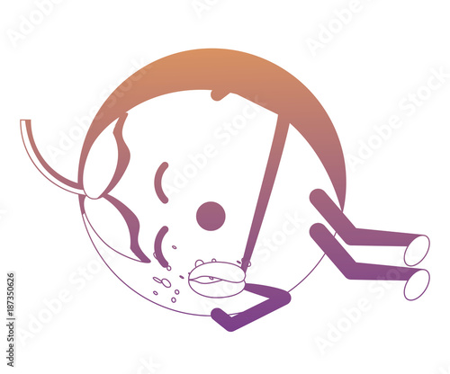 kawaii orange fruit icon