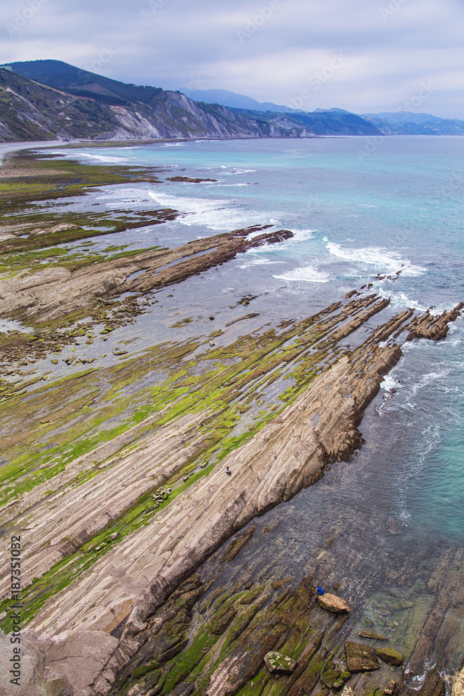 Cliffs of Zumaia, Basque Country (Spain)
