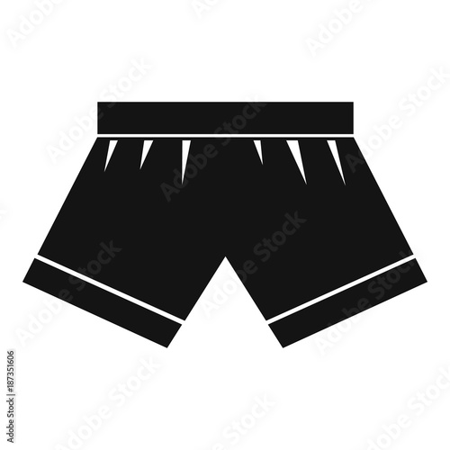 Male underwear icon, simple style
