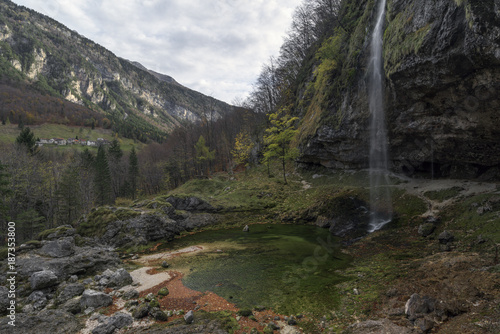 photo of the waterfall called "Fontano di Goriuda"