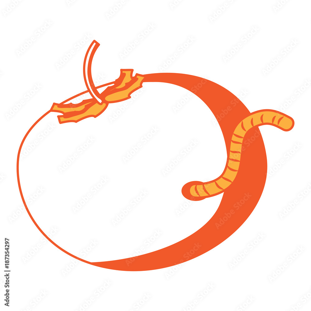 Naklejka premium tomato vegetable icon