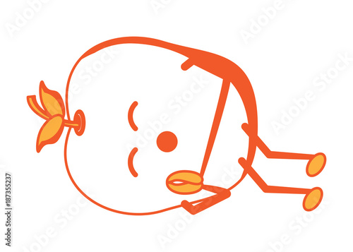 kawaii apple icon image