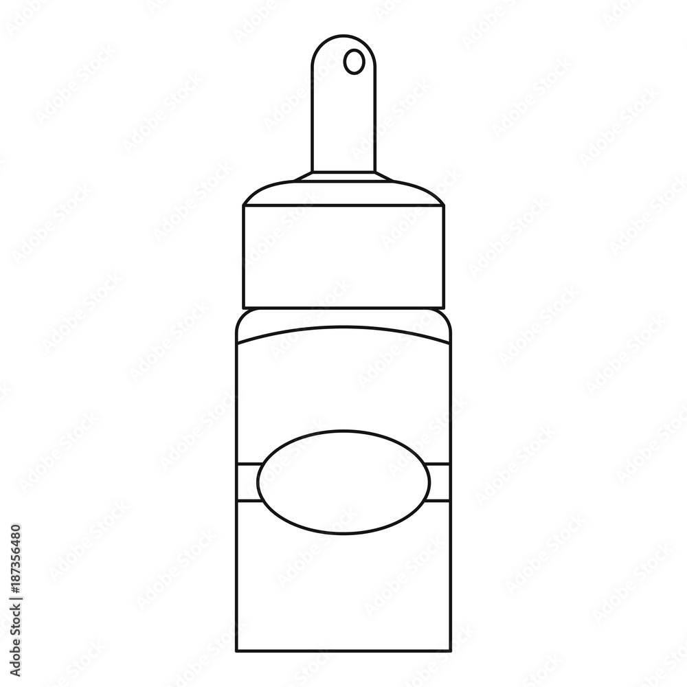 Medical drops icon, outline style Medical drops icon, outline style