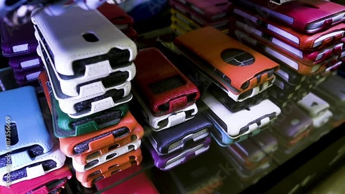 leather covers for phone bright multi-colored covers behind