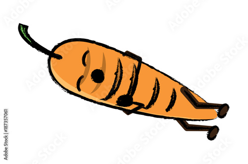 kawaii carrot icon