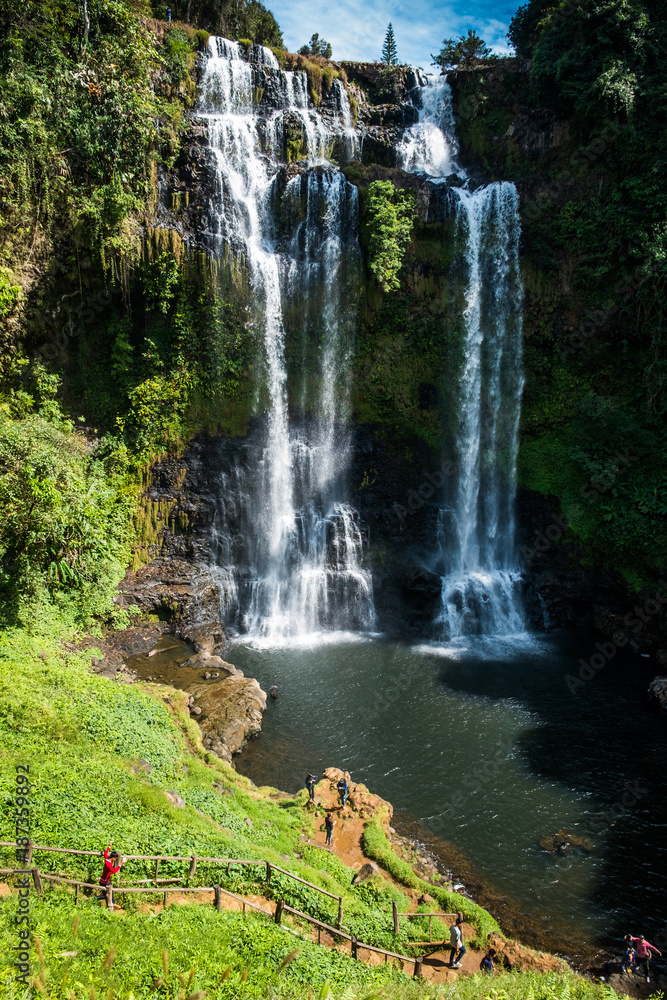 Fototapeta premium Tad Yuang Waterfall, Southern Laos,Southeast Asia
