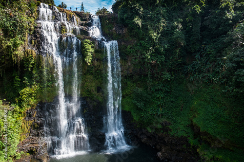 Tad Yuang Waterfall  Southern Laos Southeast Asia