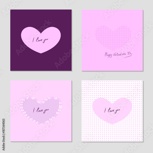Valentine's Day congratulation.
