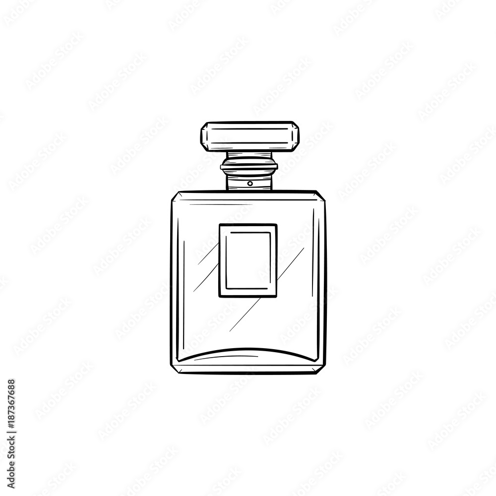 Vector hand drawn Perfume outline doodle icon. Perfume sketch illustration  for print, web, mobile and infographics isolated on white background. Stock  Vector | Adobe Stock