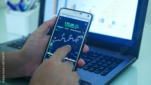  forex trading graph and candle stick chart