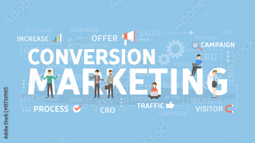 Conversion marketing concept.