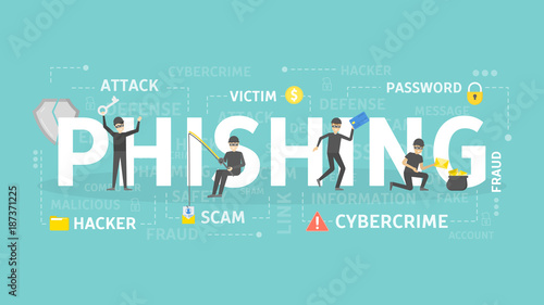 Phishing concept illustration. photo